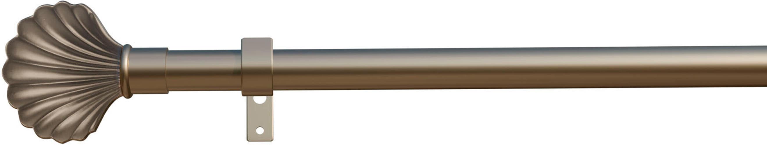 Gardinenstange INDEKO "Volterra", silber (silberfarben), L:320cm Ø:16mm, Eisen, Gardinenstangen Image