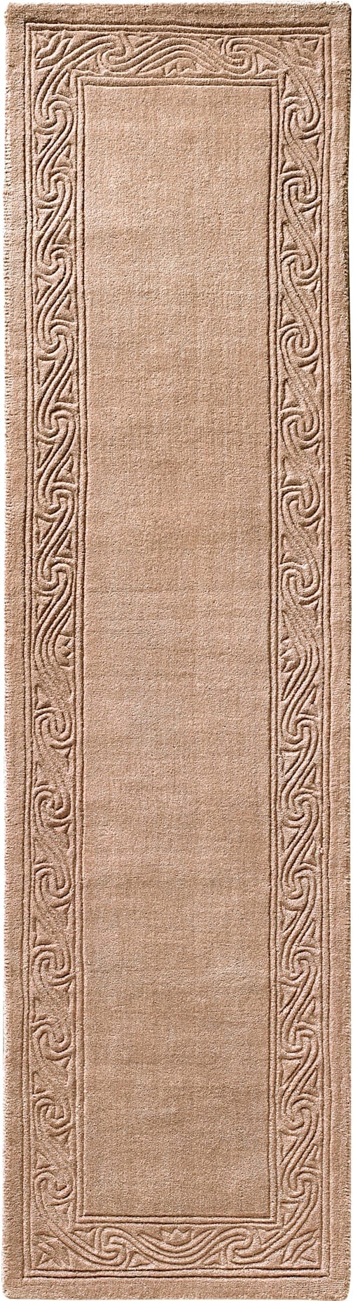 Teppich HEINE HOME Gr. 2, beige, B:90cm H:20mm L:160cm, Wolle, Teppiche Image
