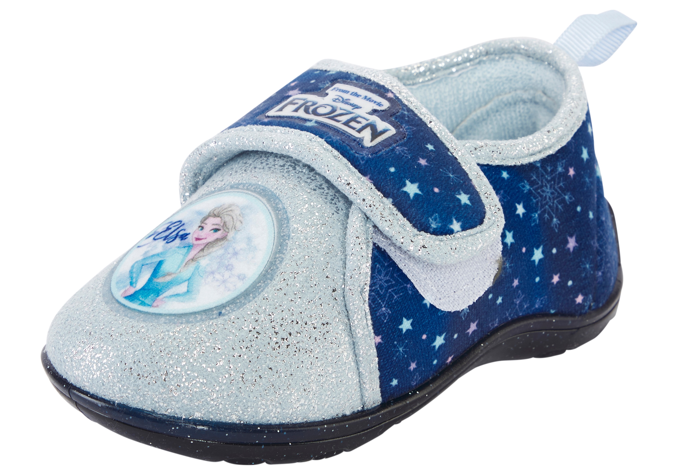 Hausschuh DISNEY "FROZEN", Kinder, Gr. 26, lt blau, Textil, Schuhe Hausschuh