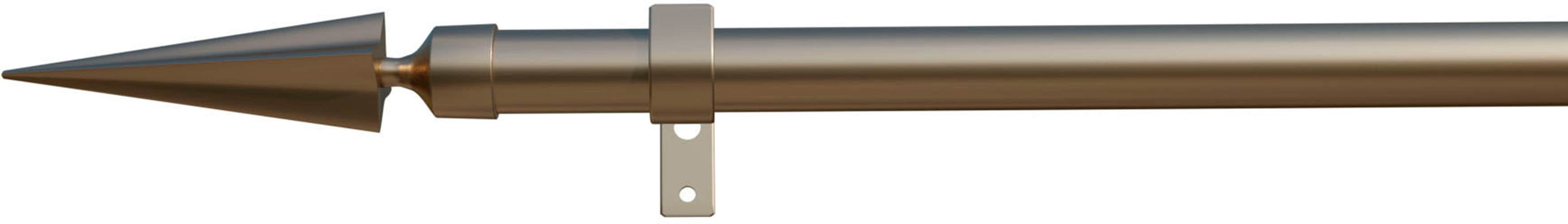Gardinenstange INDEKO "Parma", silber (silberfarben), L:100 Ø:16, Eisen, Gardinenstangen Image