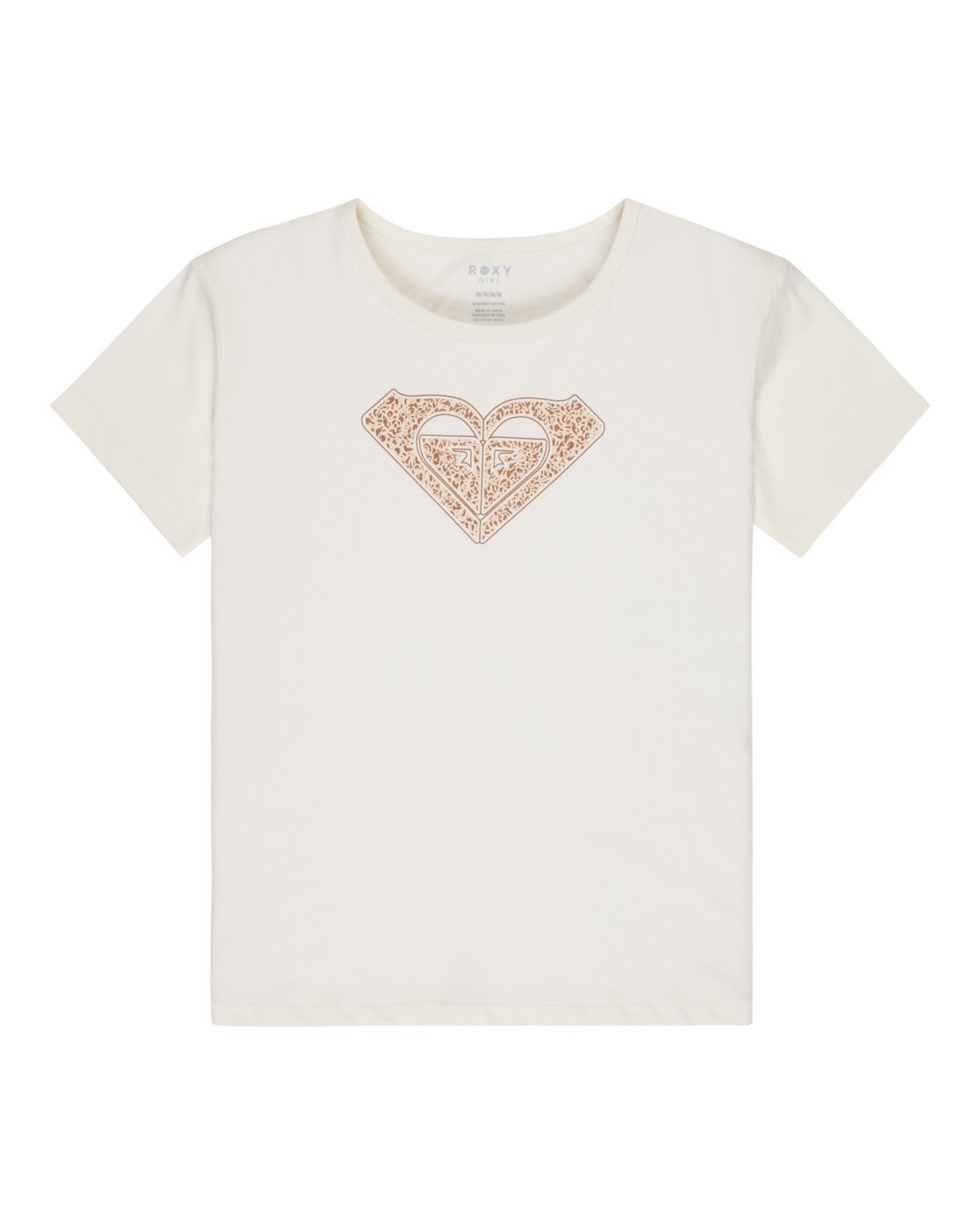 T-Shirt ROXY "Night", Kinder, Gr. 16(165-172cm), egret heart, 100% Baumwolle, Shirts Image