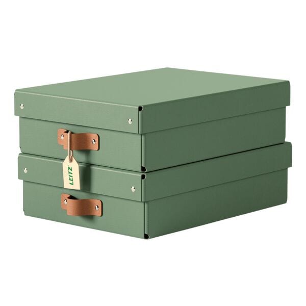 Leitz Aufbewahrungsbox »Puro« 27/37/10 cm 2 Stück 8 L grün, 27x10x37 cm Image