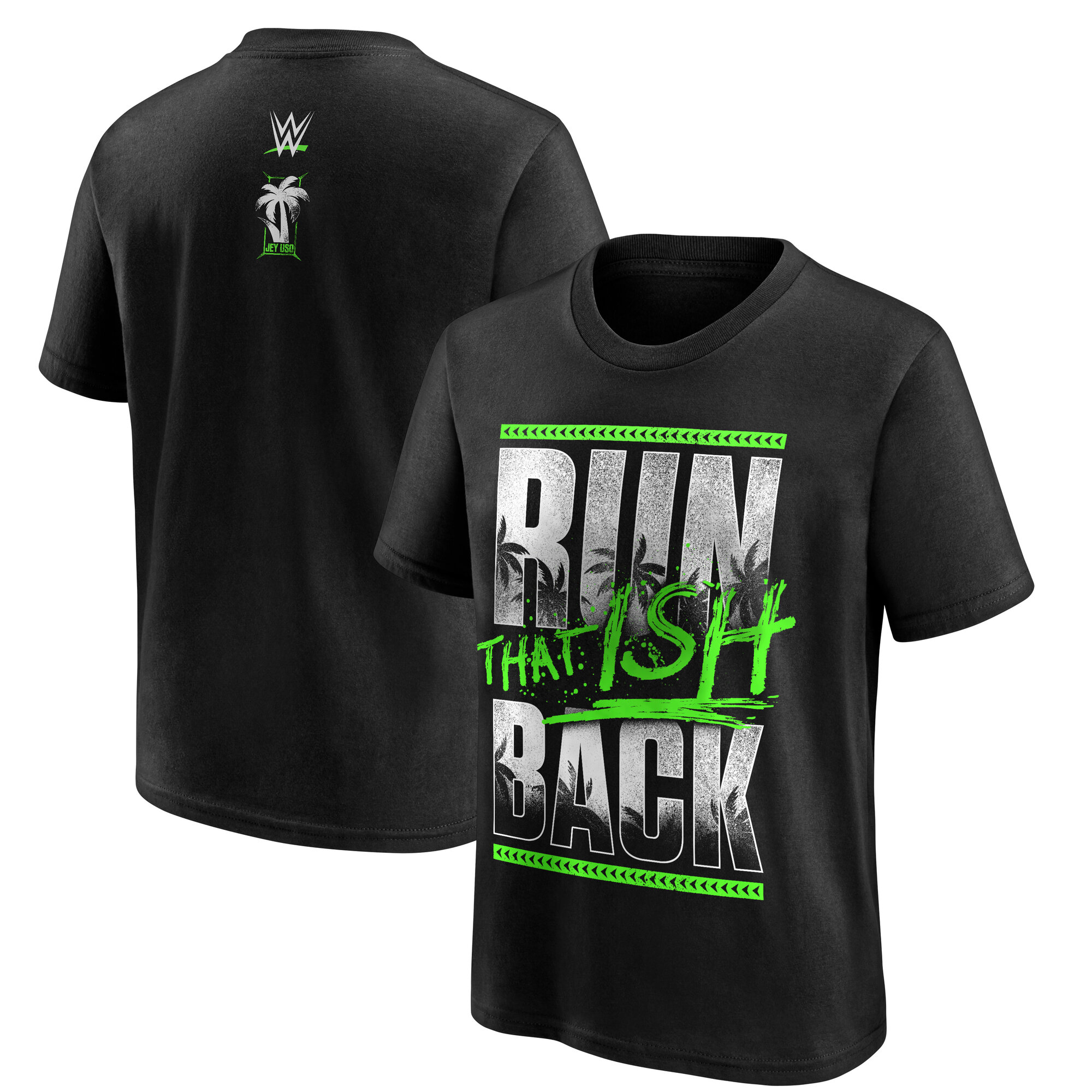 Jey Uso Run That Ish Back T-Shirt - Schwarz - Jugendliche Image