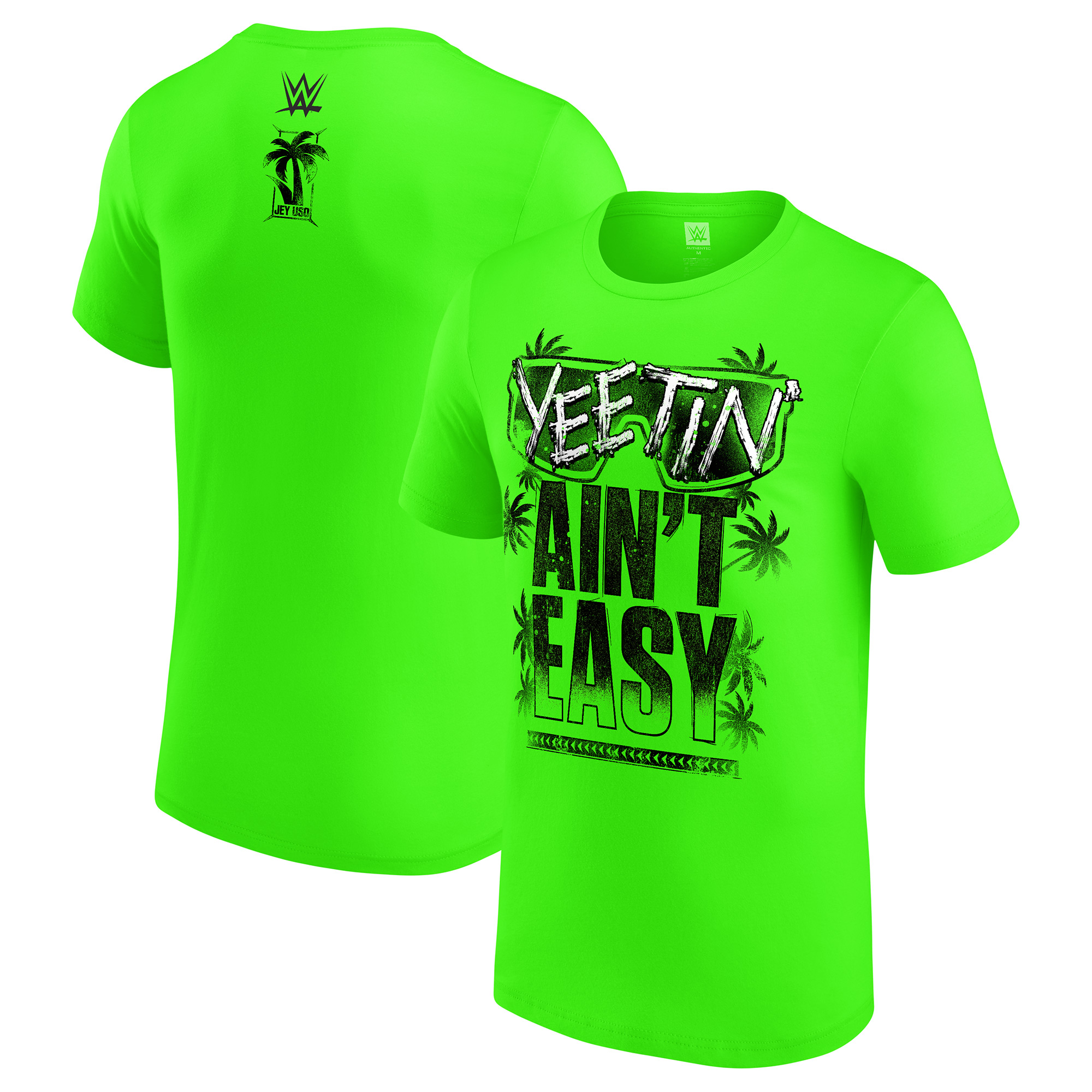 Herren T-Shirt „Jey Uso Yeetin' Ain't Easy“ in grün Image