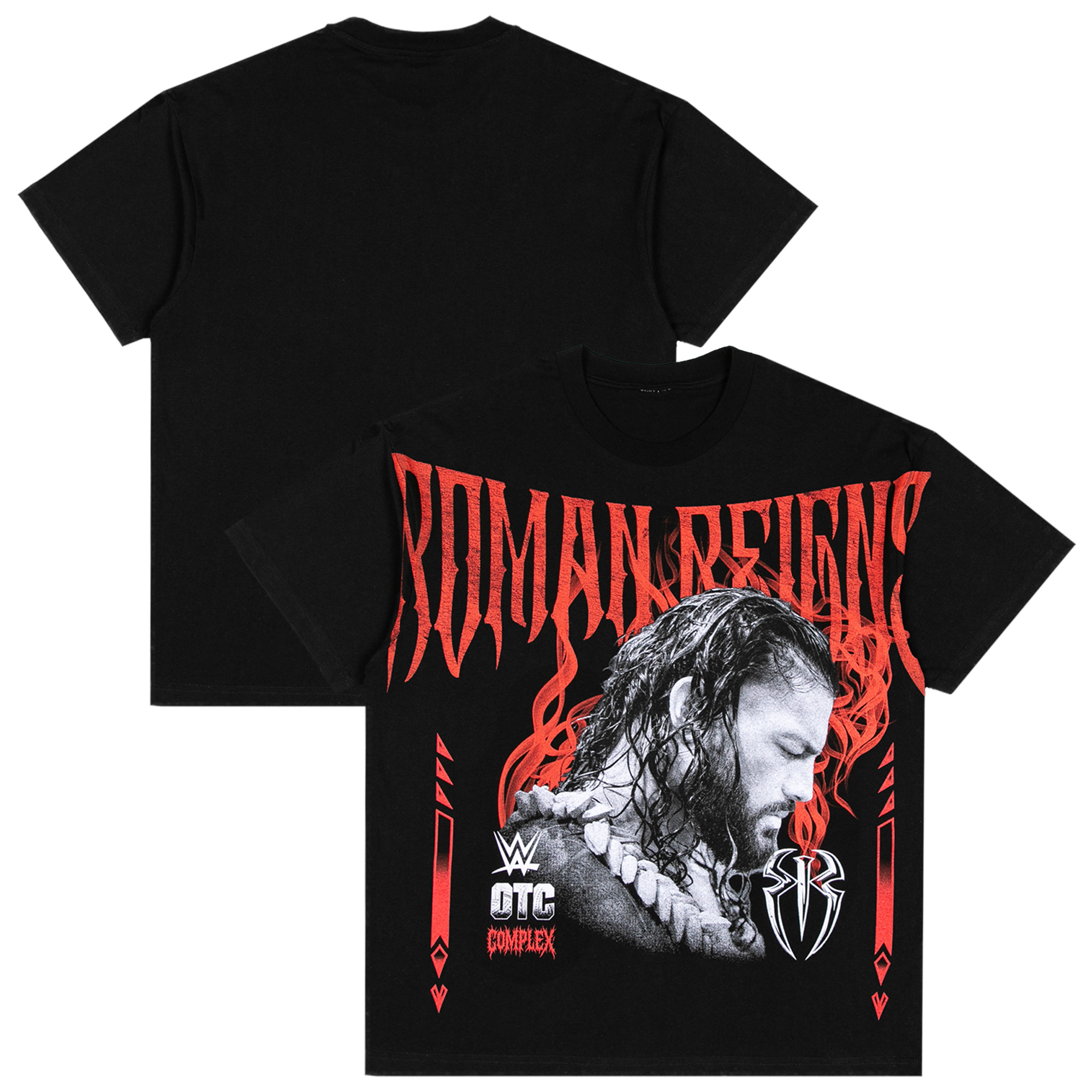 WWE x Complex Roman Reigns T-Shirt - Schwarz - Herren Image