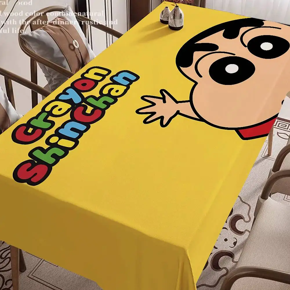 Cartoon Crayon Shin-chan Tischdecke Hause Dinner-Party Tisch Abdeckung Hochzeit Bankett Outdoor Abdeckung Hotel Dekoration Tischdecken Image