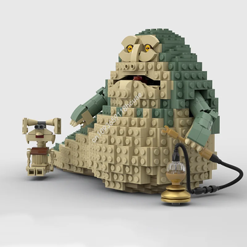 953PCS moc Jabba die Hutt pet & rohr Modell Bausteine angepasst Ziegel Pädagogisches Spielzeug Kinder Erwachsene geburtstag diy Geschenke Image