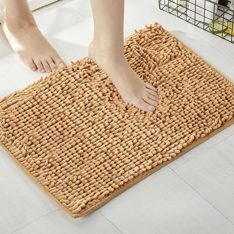 Spanish Style Chenille Floor Mat Bathroom Anti Slip Absorbent Door Mat Kitchen Bedroom Toilet Carpet Household Decoracion Rug
