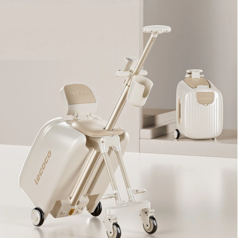 Abnehmbarer 2-in-1-Reisekoffer für Kinderwagen, 2025, neuer Koffer für Kinder, kann sitzen, 20-Zoll-Trage, Fahrt auf Gepäck