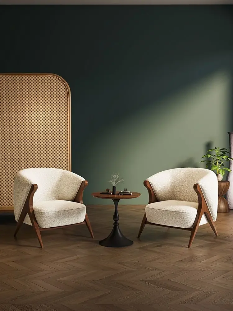 Hot Recliner Nordic Furniture Single, Sofa Chair, Retro, Hotel, Homestay, Café, Wohnzimmer, Hocker, Schlafzimmer, Sofa Chair Image