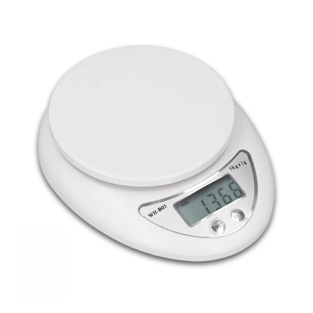 Multifunctional Kitchen Scale5Kg Digital Food Scale Portable Electronic Scale Food Coffee Scale Accurate Weighing Kitchen Gadget