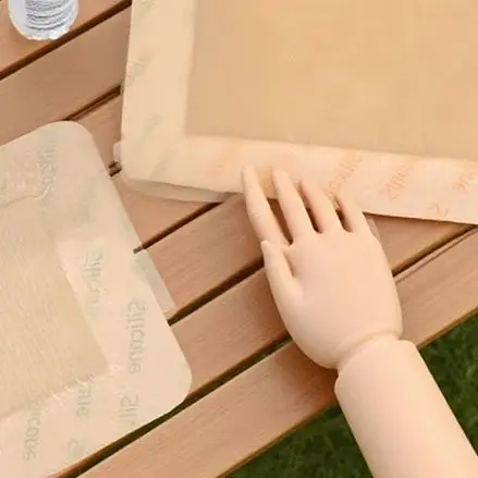 5 Größen Hydrokolloid-Klebeverband Wundverband Sterile Dekubitus Heilung Pad Patch Wundversorgung Image