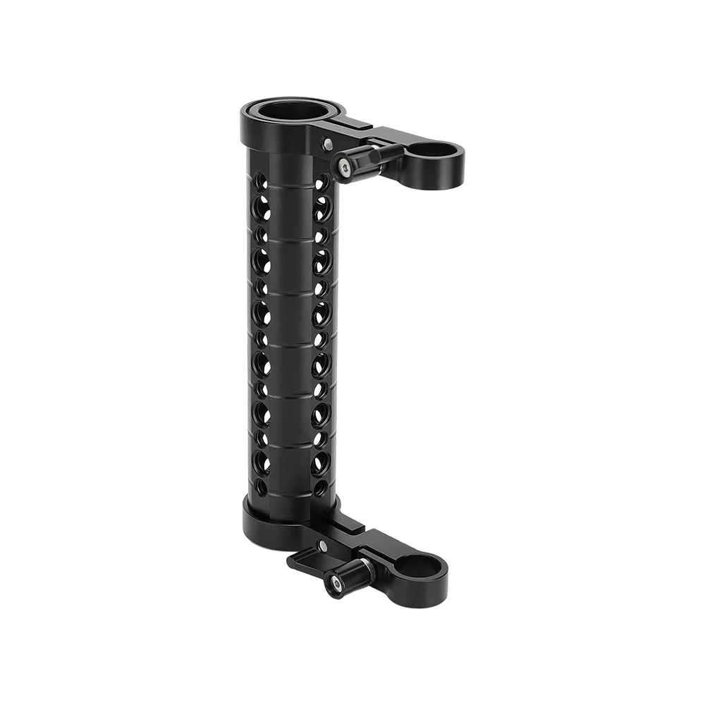 HDRig Kameragriff mit zwei 15-mm-Stabklemmen für Kamerakäfighalterung, Kameramonitor, Käfighalterung für Fotografie und Studio Image