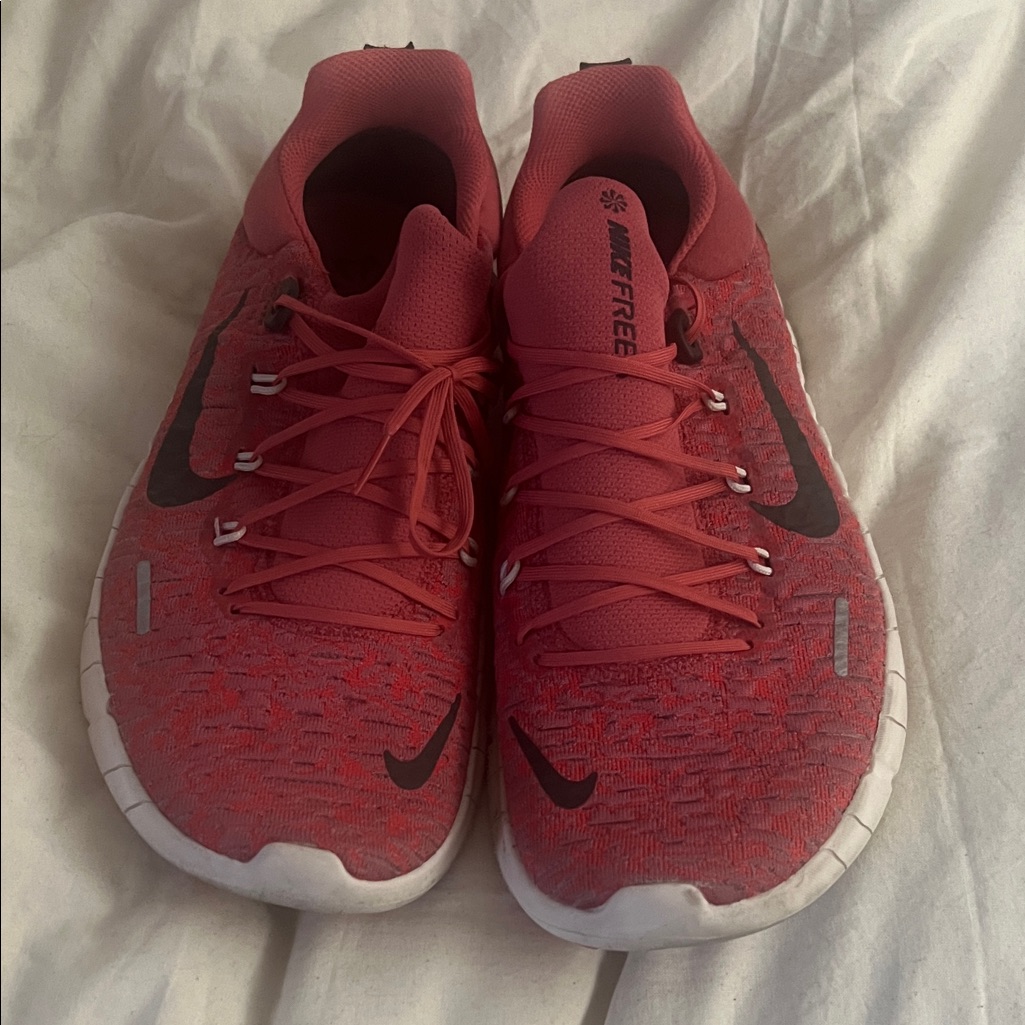 Nike Shoes | Used Nike Free Run Crimson Running Shoes Men’s 11.5 | Color: Black/Red | Size: 11.5
