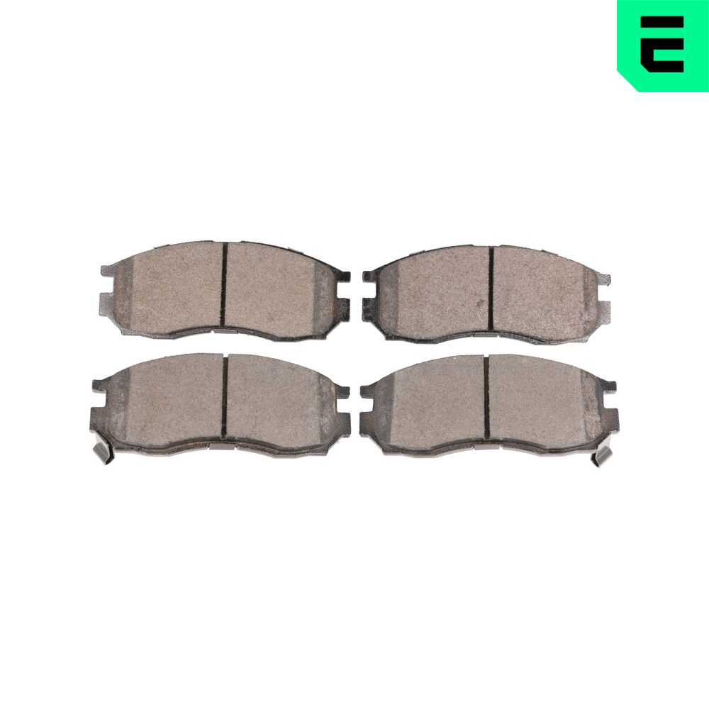 OPTIMAL Bremsbelagsatz, Scheibenbremse vorne rechts links für MITSUBISHI HYUNDAI PROTON MB858583 MB858375 MB699702 BP-09684 Image