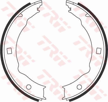 TRW Bremsbackensatz, Feststellbremse hinten rechts links für PEUGEOT 4241J2 4241K4 4241K9 GS8683 Image