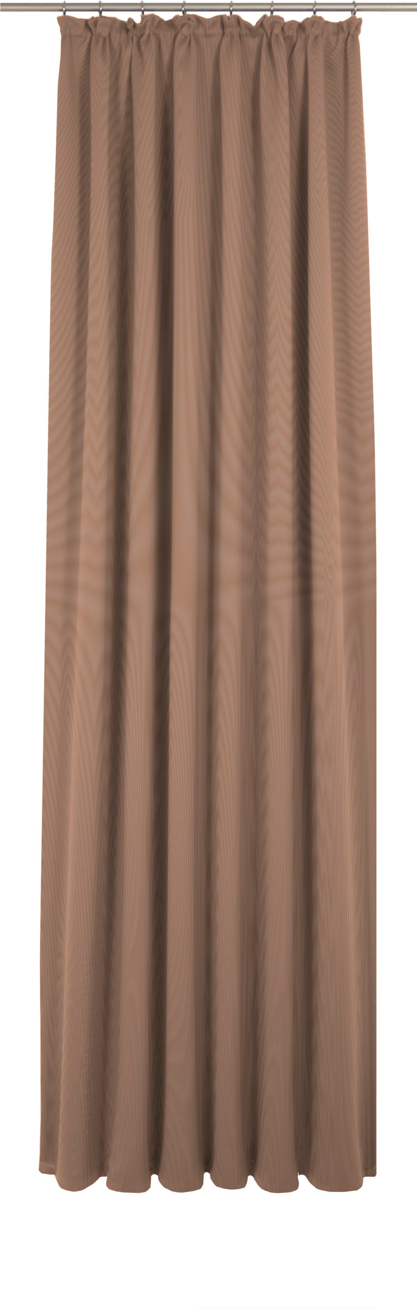 Vorhang ADAM "Uni Collection", braun, B:142cm H:315cm, Baumwolle (Bio-Baumwolle), Gardinen, aus 100% Bio-Baumwolle Image