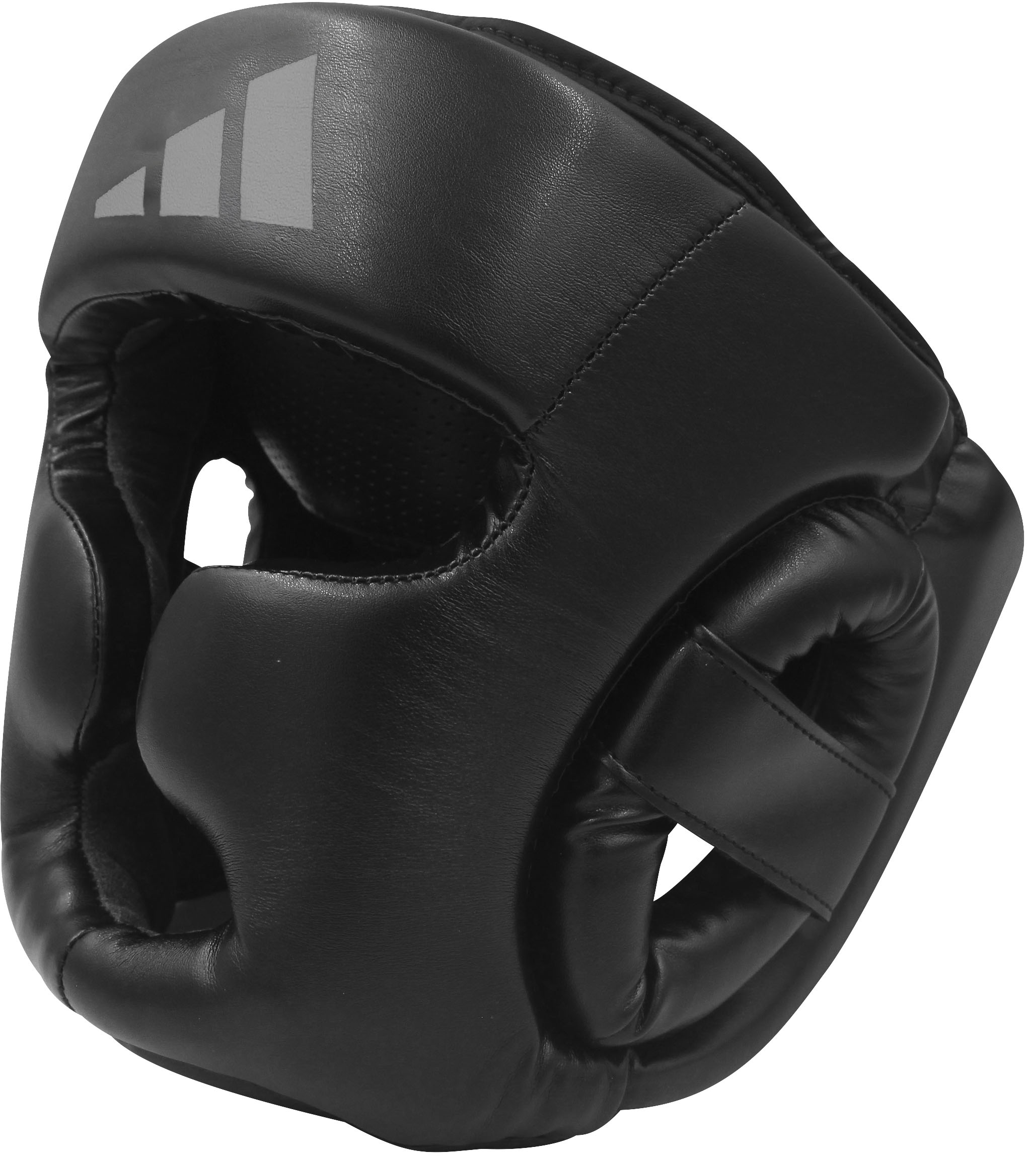 Kopfschutz ADIDAS PERFORMANCE "Speed Headguard" Gr. S, schwarz (schwarz, grau), Protektoren, S Image