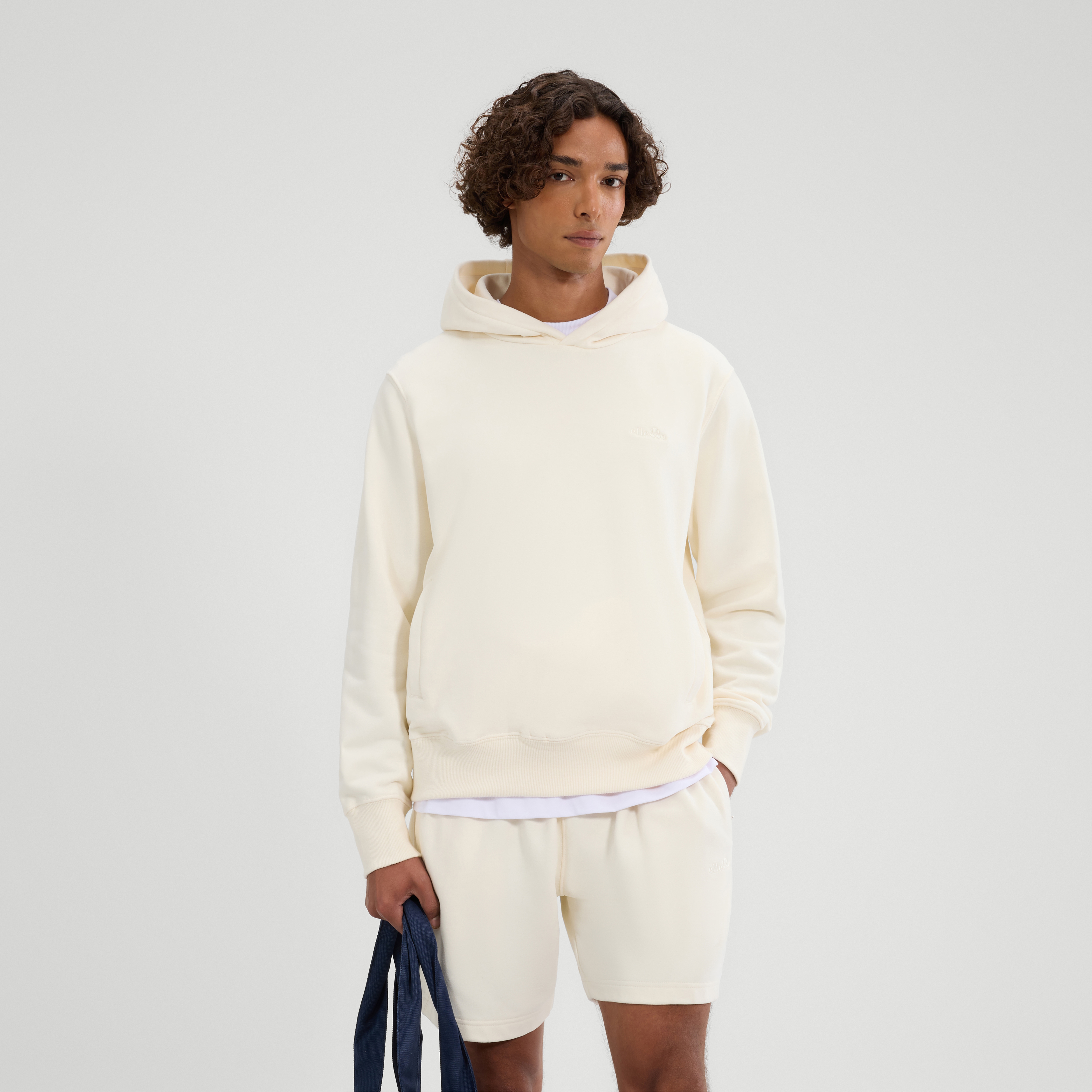 Kapuzensweatshirt ELLESSE "MADONE OH HOODY", Herren, Gr. XL, sanftes weiß, Obermaterial: 85% Baumwolle, 15% Polyester, normal, Rundhals, Sweatshirts Image