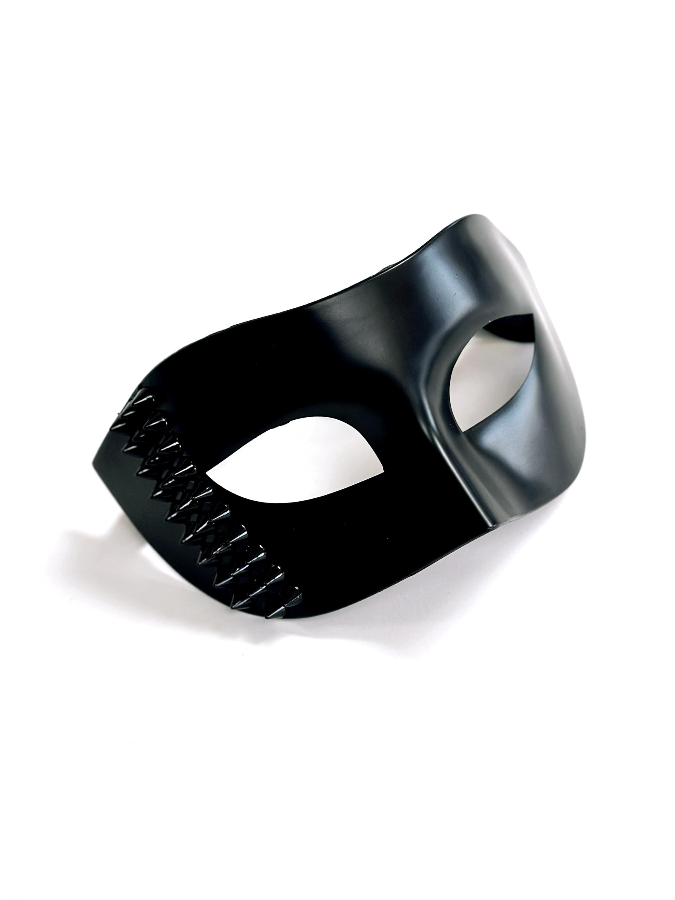 Schwarz Stud Masquerade Maske Herren schwarze Masken Masquerade Party Masken Ball Masken Herren Maskerade Maske Steampunk Maske Spike Maske
