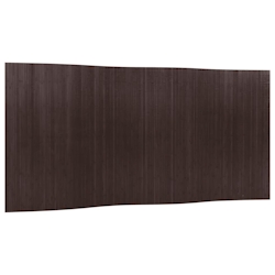 vidaXL Paravent Dunkelbraun 165x400 cm Bambus Image