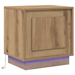vidaXL Nachttisch mit Artisan Eiche 44 x 34.5 x 45 cm Holzwerkstoff Image