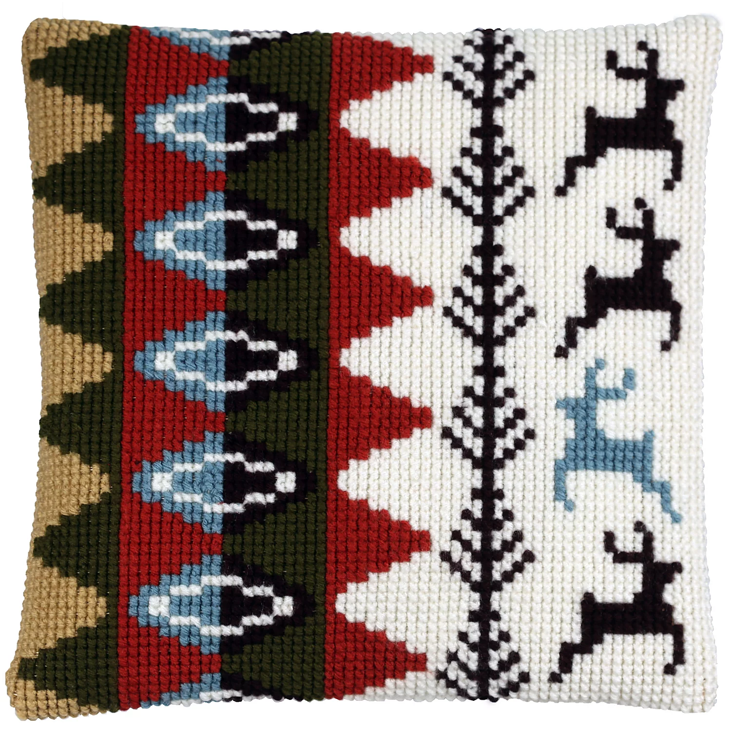 Kreuzstichkissen Skandinavisches Design