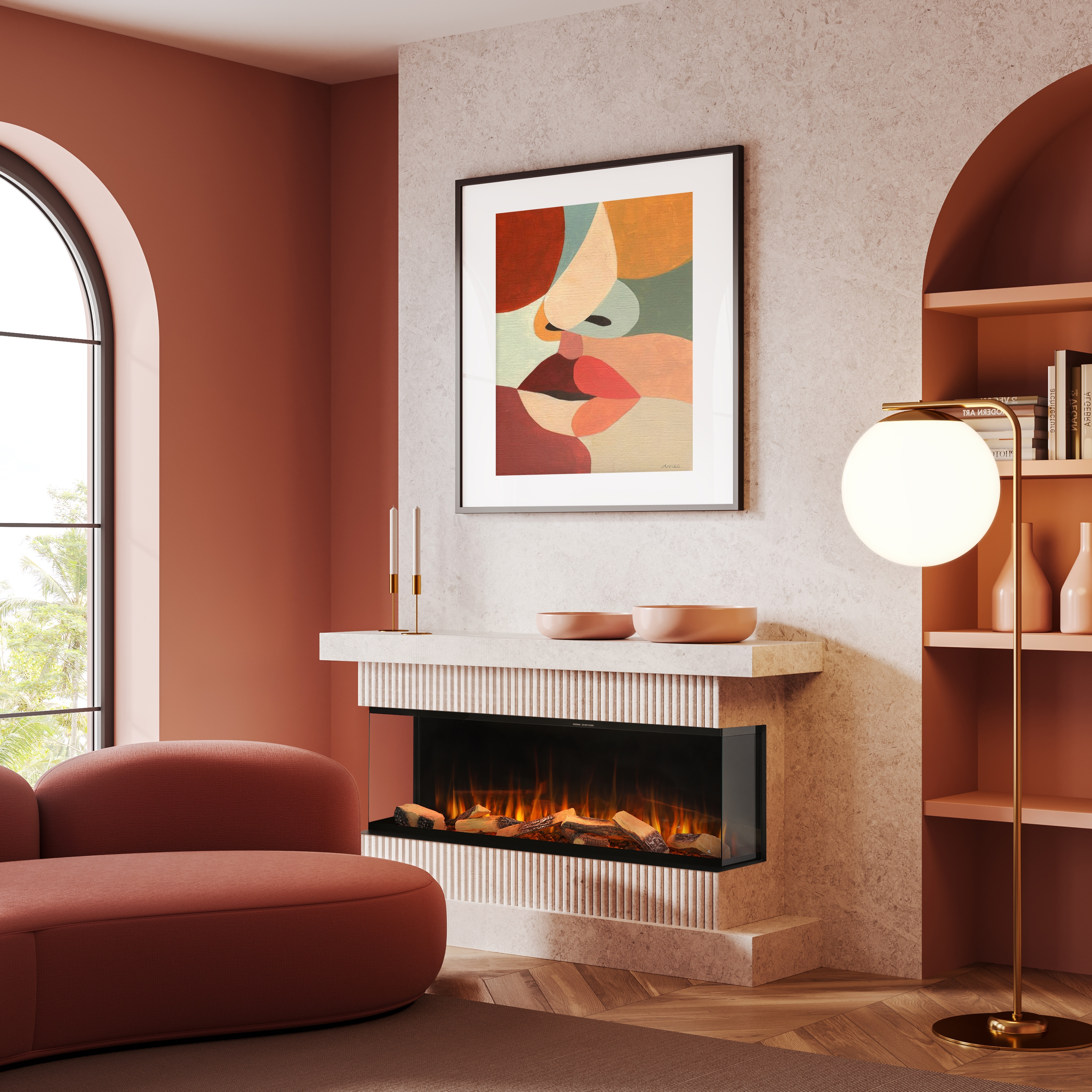 Noble Flame ELLASON 740 [Elektrokamin Wandeinbau]