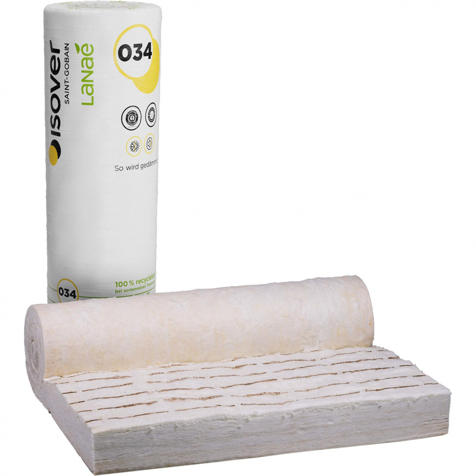 ISOVER Klemmfilz Integra ZKF 1 WLS 034 Glaswolle Dachdämmung, 220 mm Image