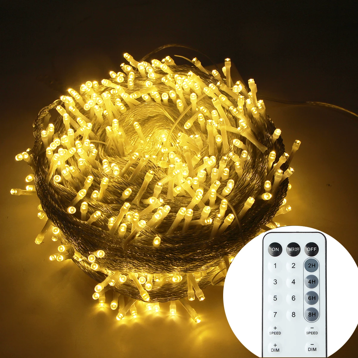 10M-100M Lichterketten Led Lichterkette Weihnachten Girlande Für Neue Jahr Party Outdoor Garten Straße Weihnachten baum Dekoration Image