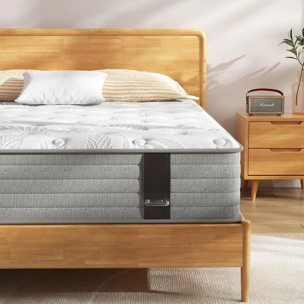 Mattress in a Box 12in Mattress Fireproof Memory Foam Mattresses Colchones Full w/Individually Box Spring/Grade III Anti Pilling