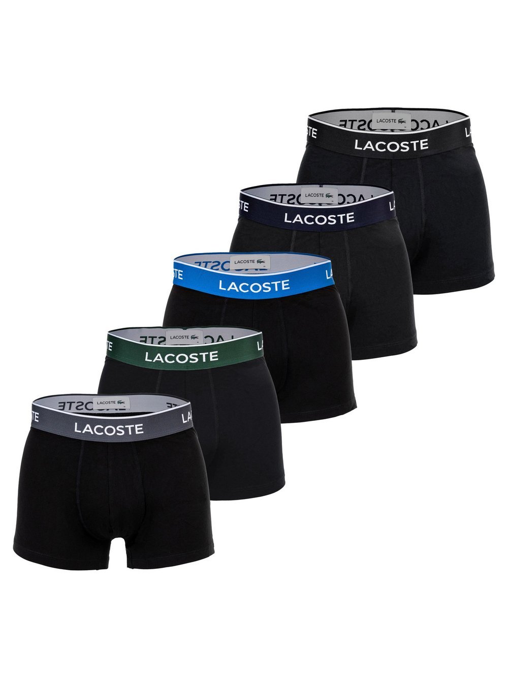 Lacoste Boxershort 5er Pack Herren mehrfarbig, XXL Image