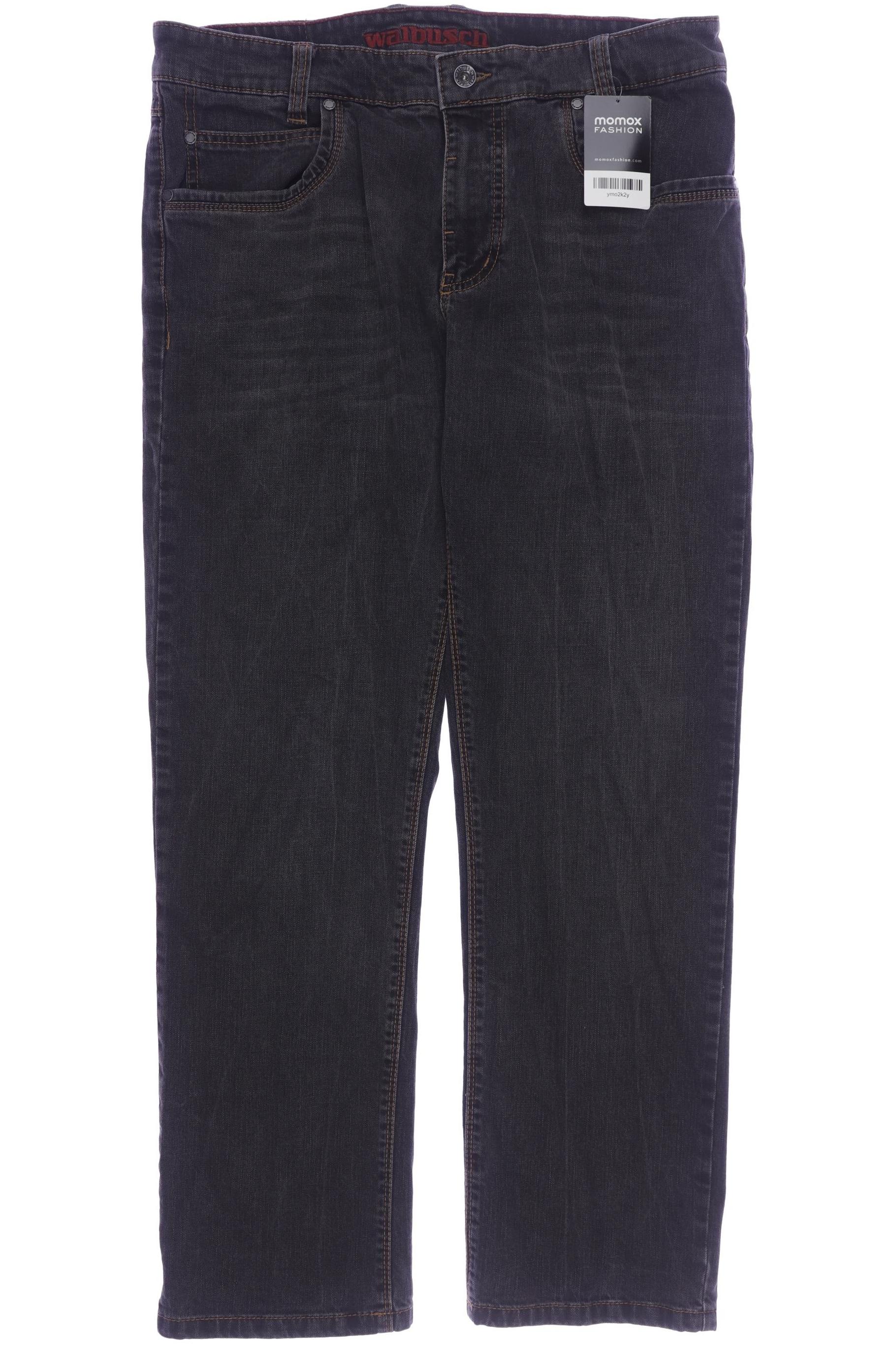 Walbusch Herren Jeans, Gr. 24, grau, Elasthan, Baumwolle, Synthetik Image