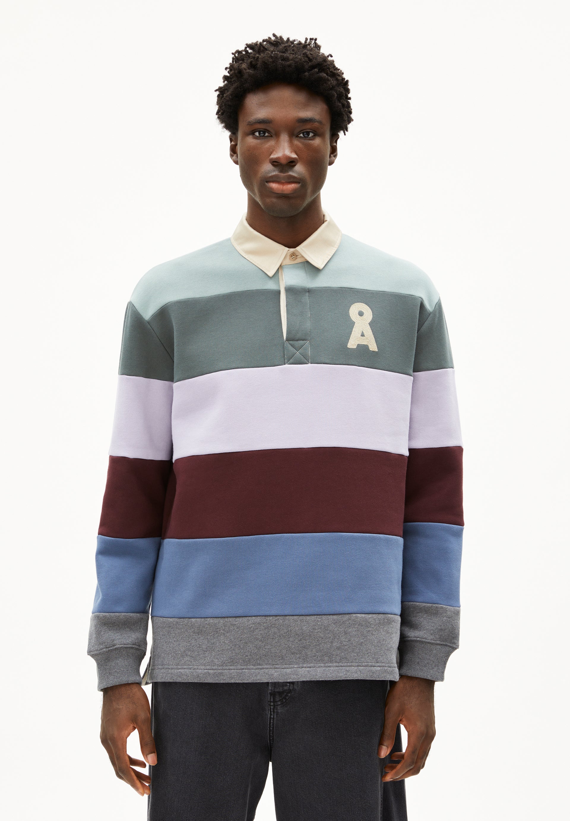 AADRU LS RUGBY FLEECE | Sweatshirts aus Bio-Baumwolle - mehrfarbig (S) Image