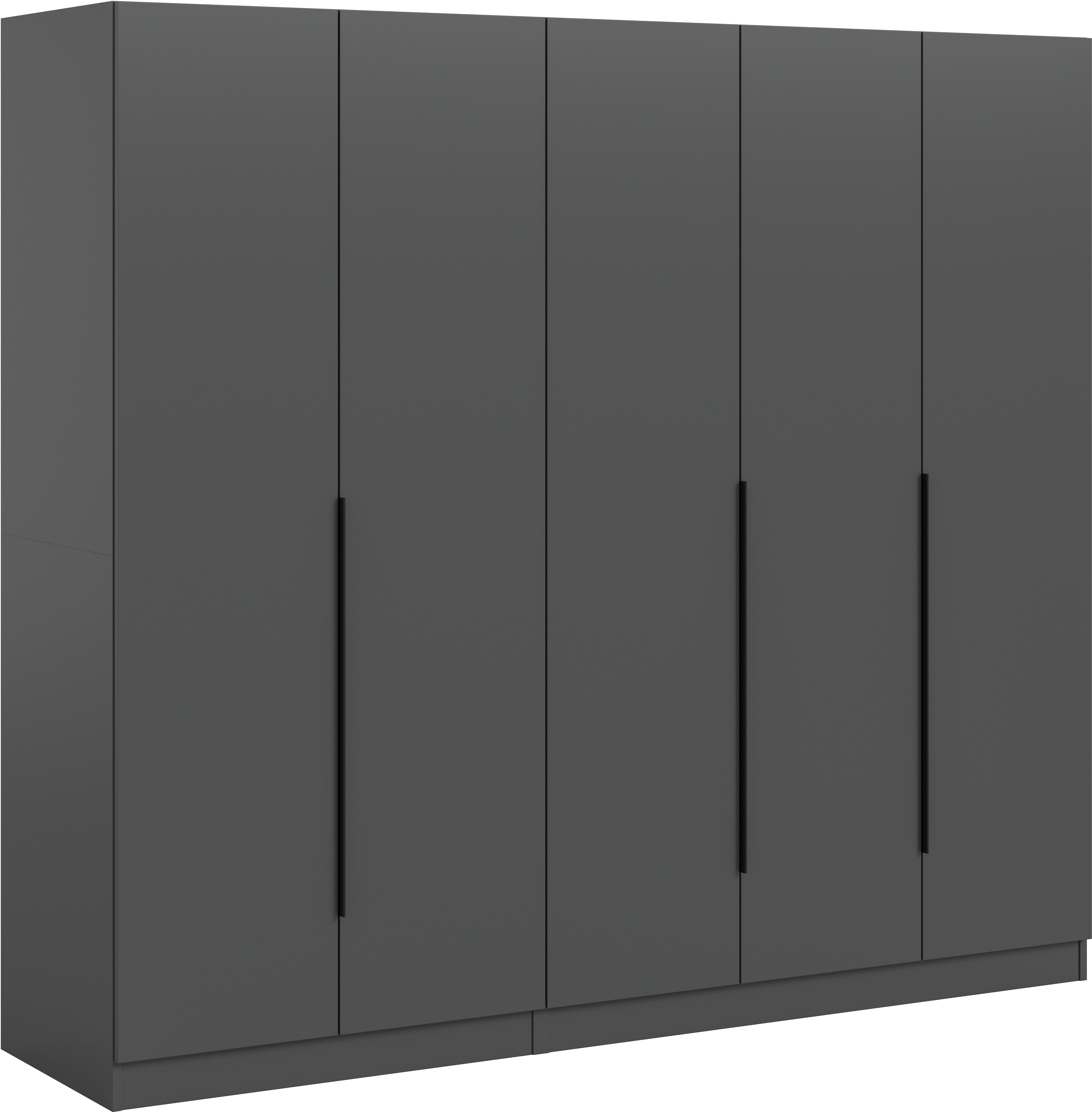 Schrank-Set HOME AFFAIRE "Skarde moderner Kleiderschrank Schlafzimmerschrank Otto´s Choice", anthrazit, B:200cm H:180cm T:52cm, Spanplatte, Kastenmöbel-Sets, Skarde Kleiderschrank 200 cm, 2 Kleiderstangen und 5 Böden Image