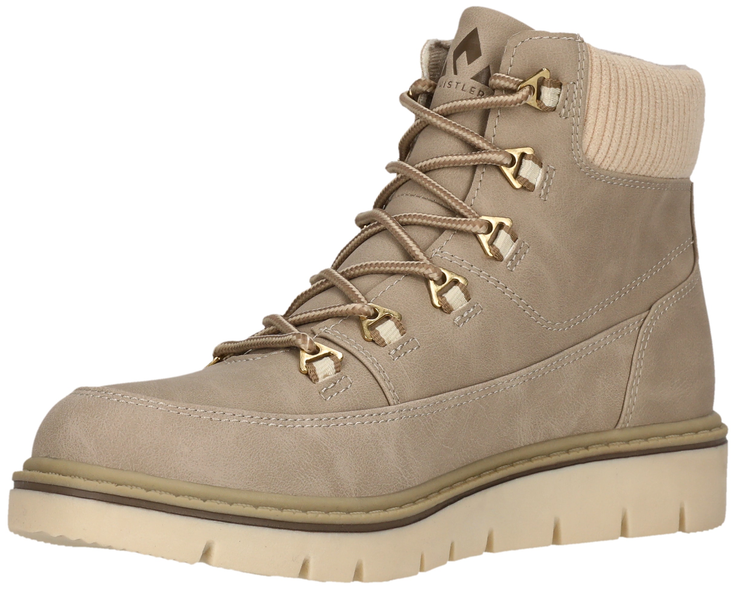 Winterboots WHISTLER "Naje W Boot", Damen, Gr. 41, breen, Synthetik, Textil, Schuhe Winterboots, Winterstiefel, Schnürstiefel, Winterschuhe, Snowboots, gefüttert