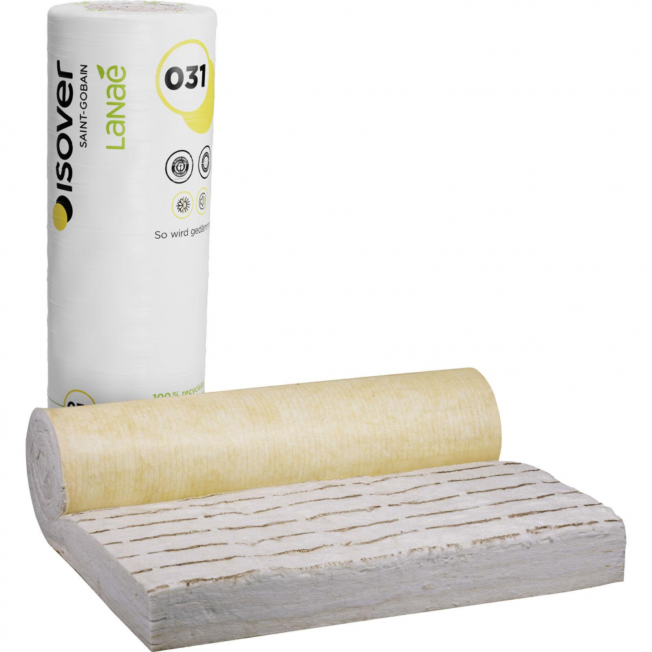 ISOVER Klemmfilz Integra ZKF 1 WLS 031 Glaswolle Dachdämmung, 120 mm Image