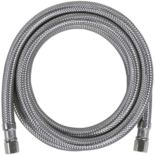Certified Appliance Accessories Braided Stainless Steel PEX Ice Maker Connector with 1/4-In. Compression, 10-ft., IM120PEX