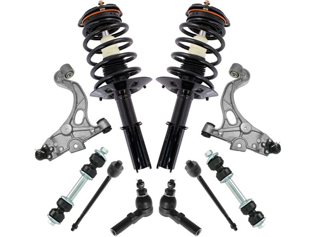 2000-2005 Buick LeSabre Front Strut Coil Spring Control Arm Ball Joint Kit - TRQ