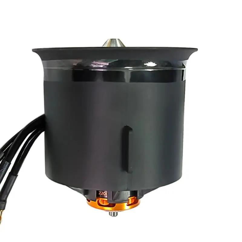 QX-Motor 70MM EDF 12Blades Kanalventilator CW CCW mit QF3027 2200KV 6S Bürstenlosen Motor Verwenden 100A ESC Für RC FPV Drone Multirotor teil Image