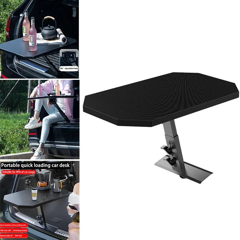 General Motors Trunk Kleiner Tisch, tragbarer klappbarer Camping-Esstisch, Computertisch, klappbarer Esstisch, Auto-Esstisch