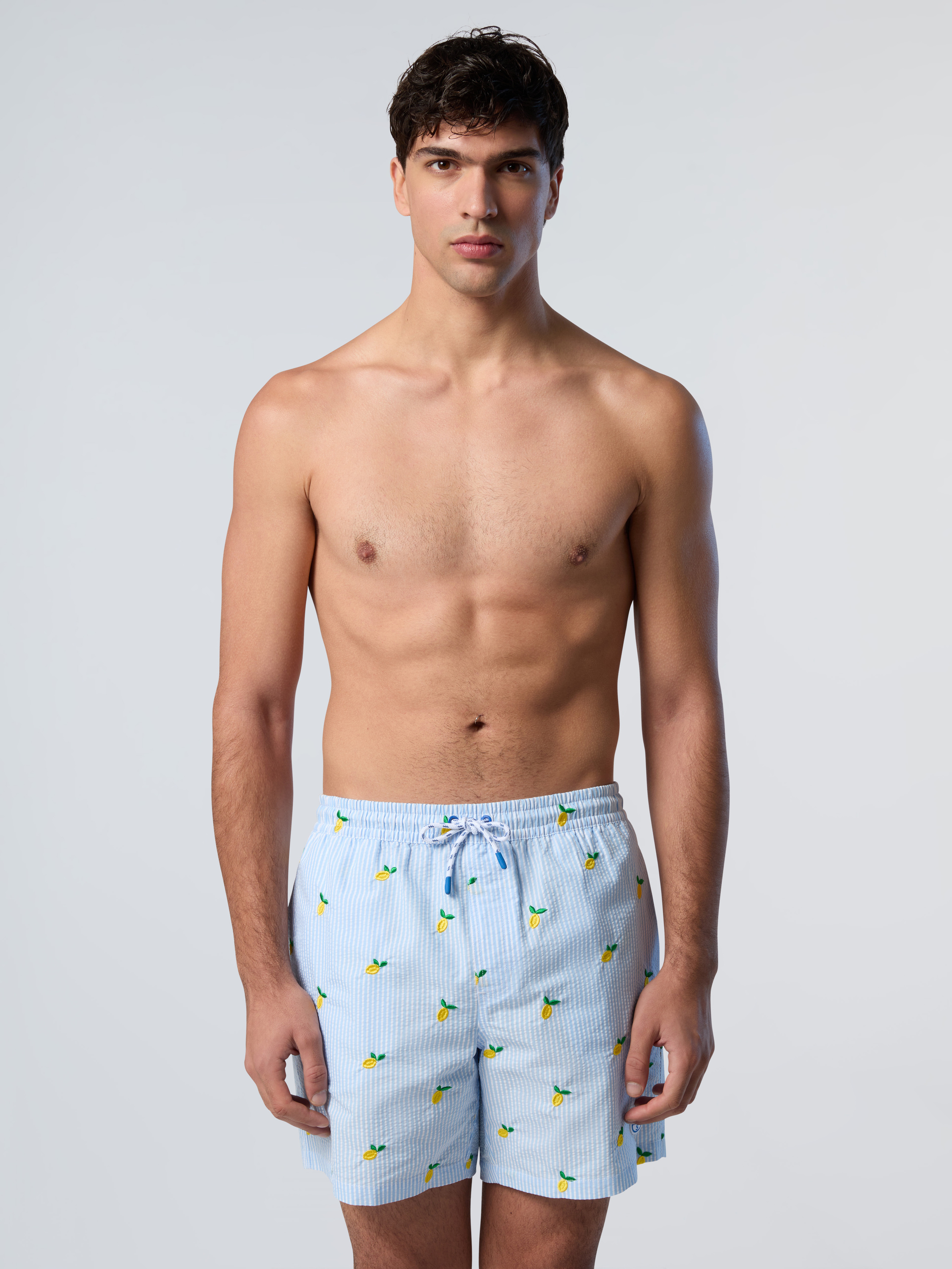 North Sails Badeshorts Gestreifter Seersucker Image