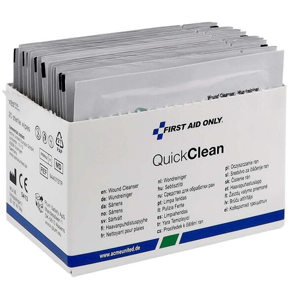 First Aid Only Wundreinigungstücher »Quick Clean« Image