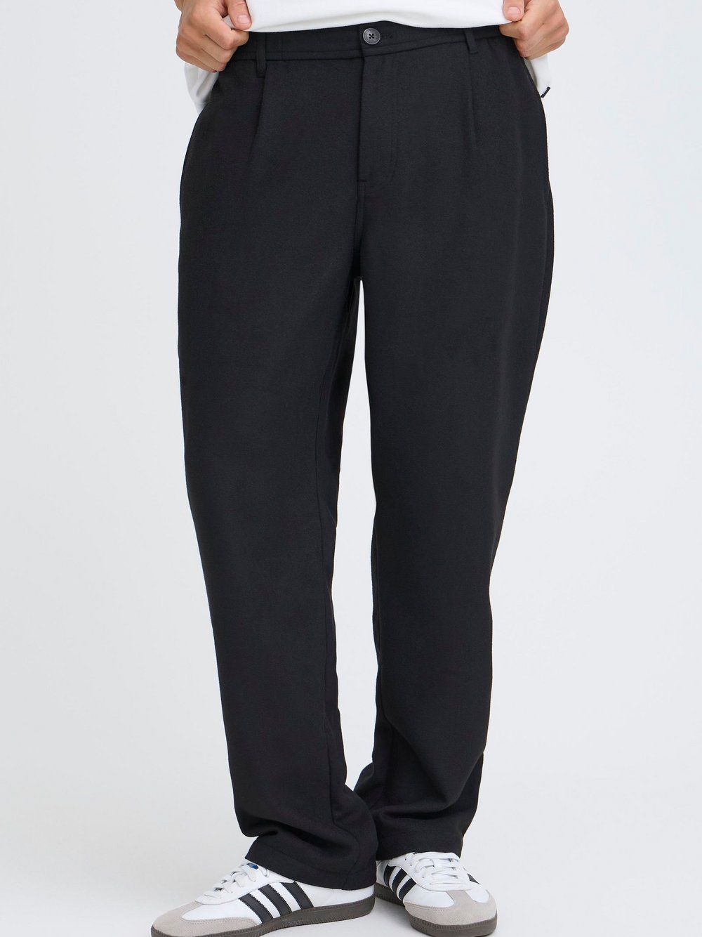 Solid Chinohose Herren schwarz, XL Image