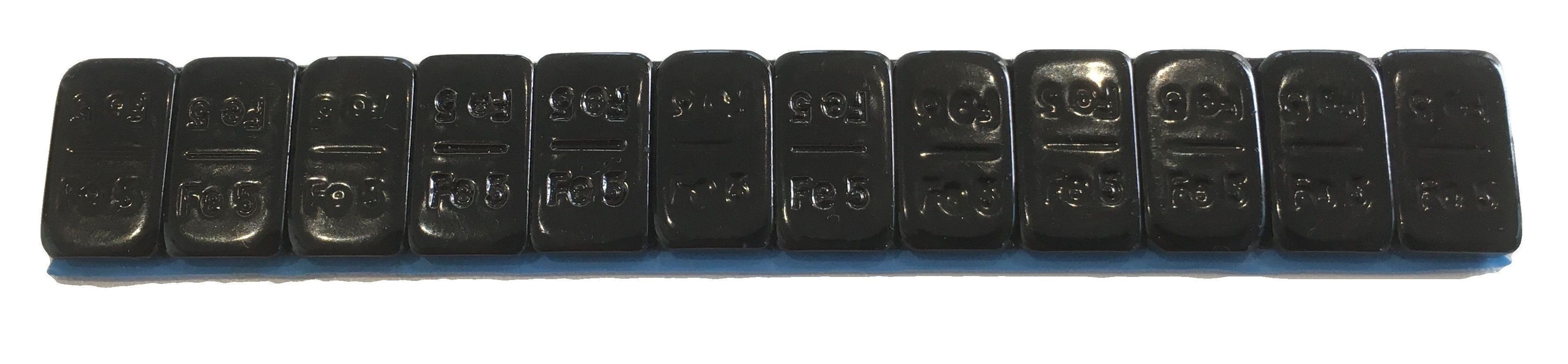 GEMATIC Klebegewichte schwarz 60g VPE100 Auswuchtgewicht 11537 Image