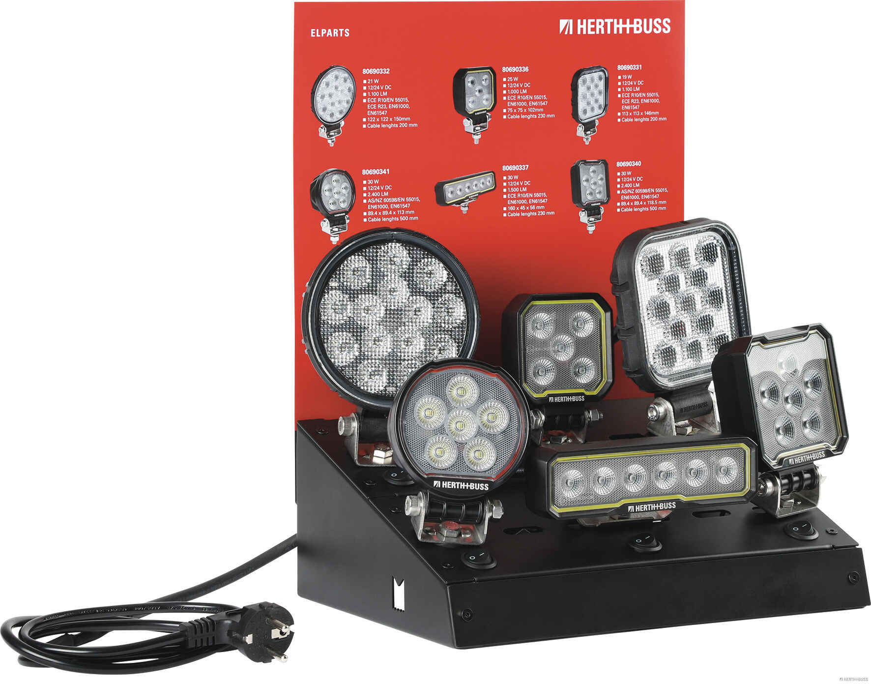 HERTH+BUSS ELPARTS Präsentationsständer 80690999 230V Image