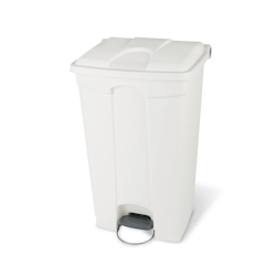 cookmax Treteimer 30 l rechteckig weiß / weiß 398 x 410 x 435 mm Image