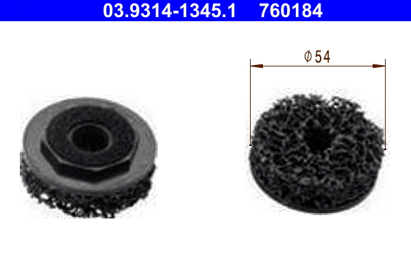 ATE Reinigungsscheibe, Reinigungsset-Radnabe 03931413451 Image