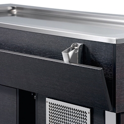 cookmax Tablettrutsche Wenge kopfseitig für Büfetts außer Umluftkühlung Image