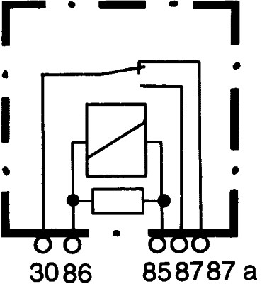 HELLA Relais, Arbeitsstrom 12V 4RD 933 319-001 Image